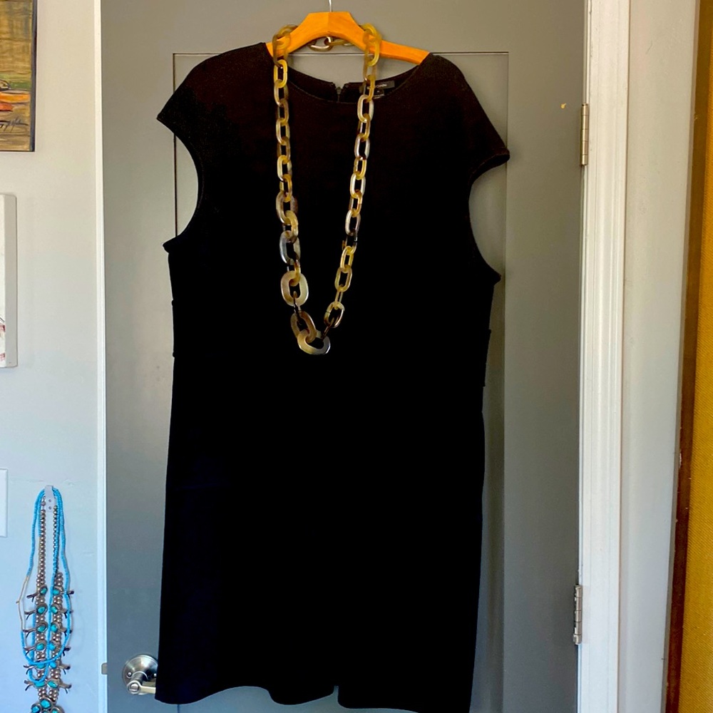 St. John Black Dress Size 18